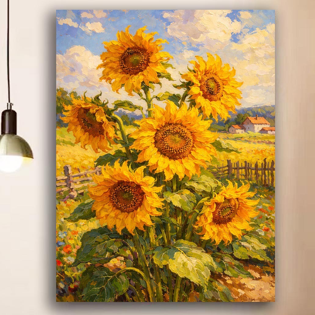 Pintura por Numeros (Painting by Numbers) Canvas Artisticas para principiantes 40x50 CM