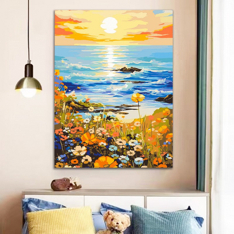 Pintura por Numeros (Painting by Numbers) Canvas Artisticas para principiantes 40x50 CM