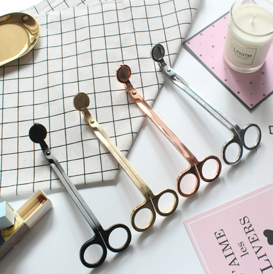 Tijeras para Cortar Pabilo o Mechas de Velones