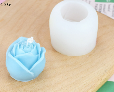 Molde para Velones y Jabones en Forma de Rosas
