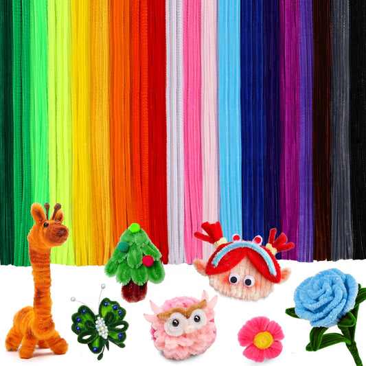 Limpiapipas para Manualidades Paquete Colorido 100 unidades 30cm