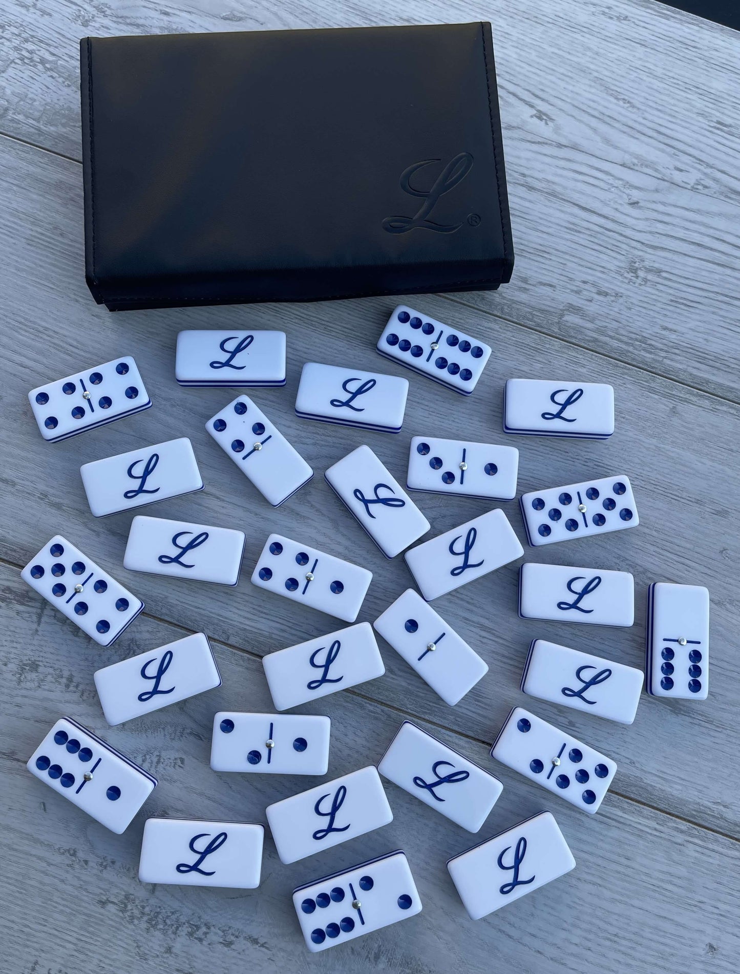 Juegos de Dominos en Acrilico Personalizados tamaño Jumbo Tigres del Licey