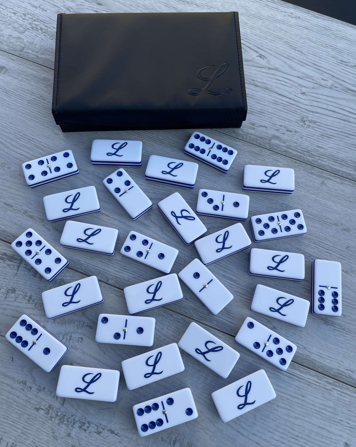 Juegos de Dominos en Acrilico Personalizados tamaño Jumbo Tigres del Licey