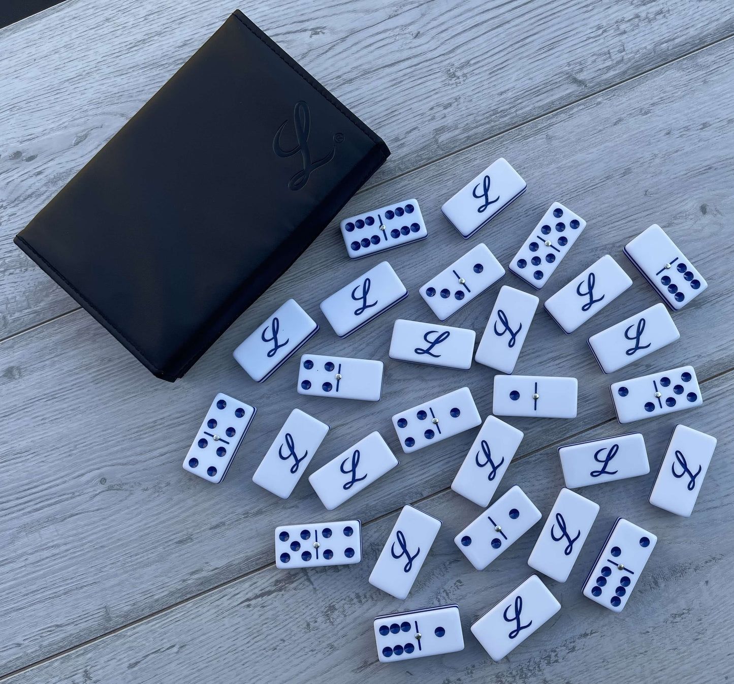 Juegos de Dominos en Acrilico Personalizados tamaño Jumbo Tigres del Licey