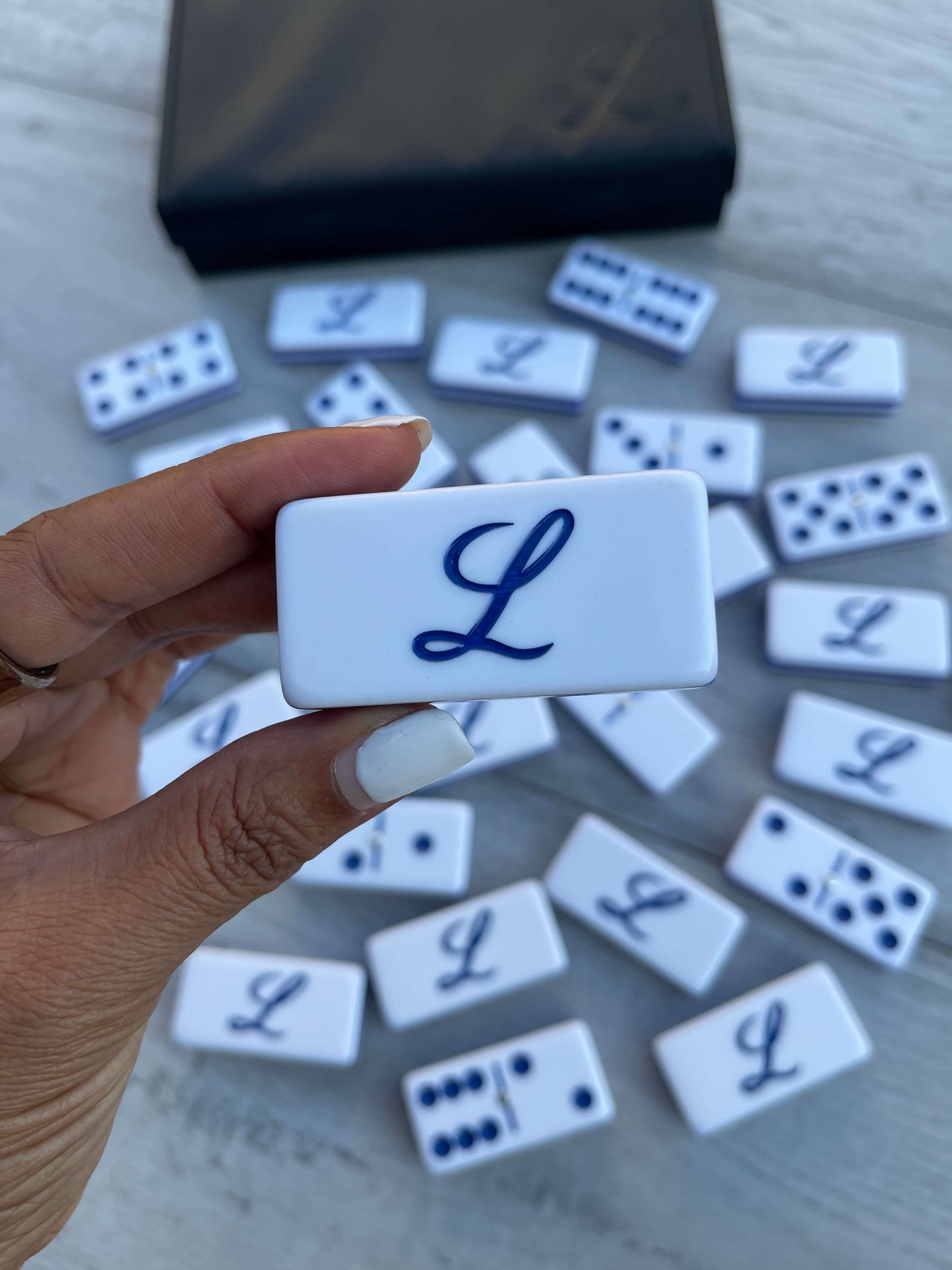Juegos de Dominos en Acrilico Personalizados tamaño Jumbo Tigres del Licey