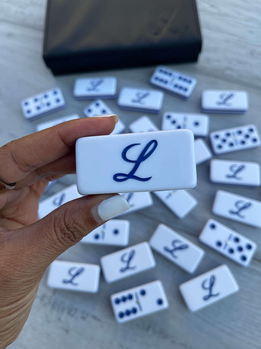 Juegos de Dominos en Acrilico Personalizados tamaño Jumbo Tigres del Licey