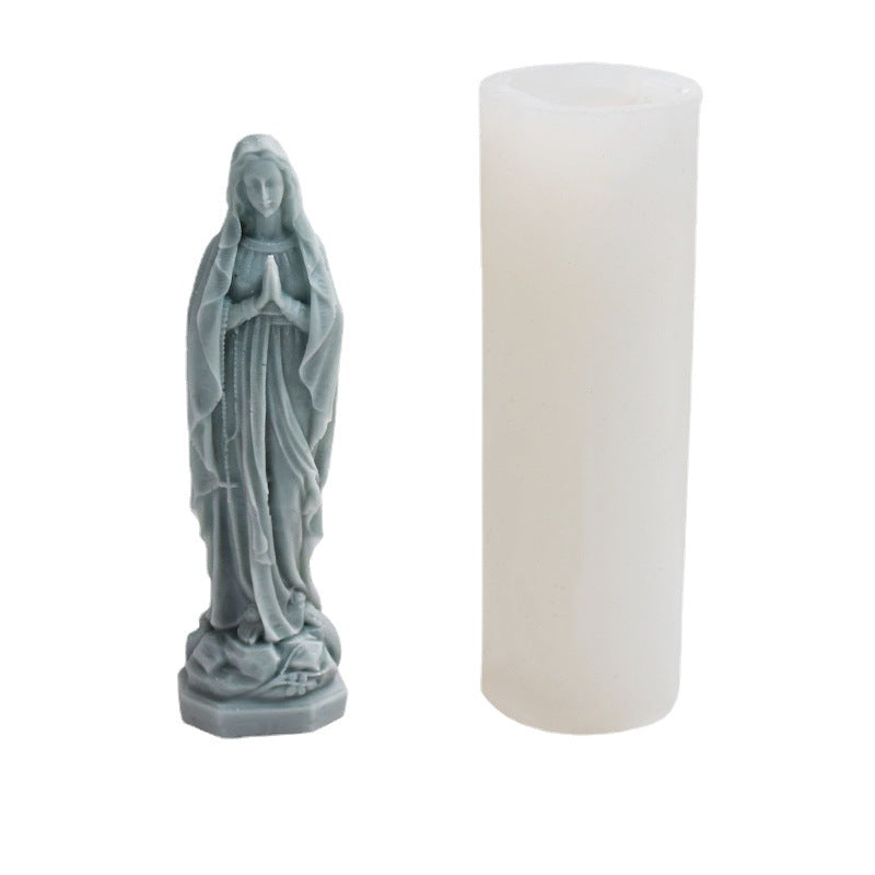 Molde Virgen Maria y Virgen Guadalupe Religiosos para Velas Resina y Decoración
