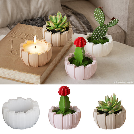 Molde para Velones Candle Jabones Tarros y Maceteros y Resina