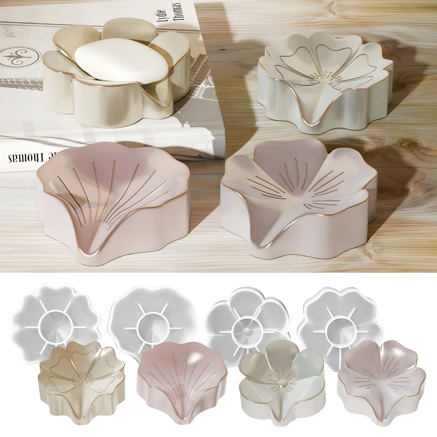 Molde de para Jaboneras con diferente diseños