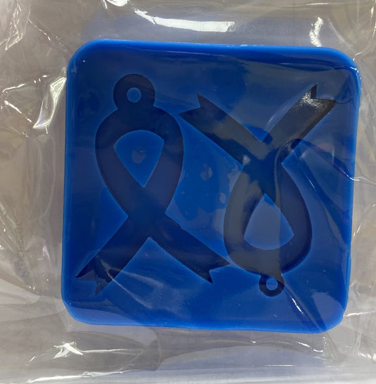 Molde de Simbolo de Cancer para Dijes y Aretes