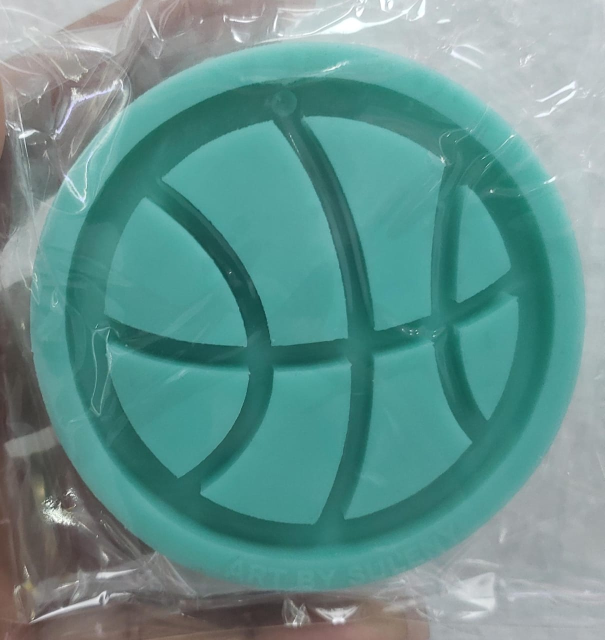 Molde Pelota de Basquet para dijes y aretes de pelota