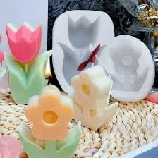 Moldes para Velones en forma de Flores