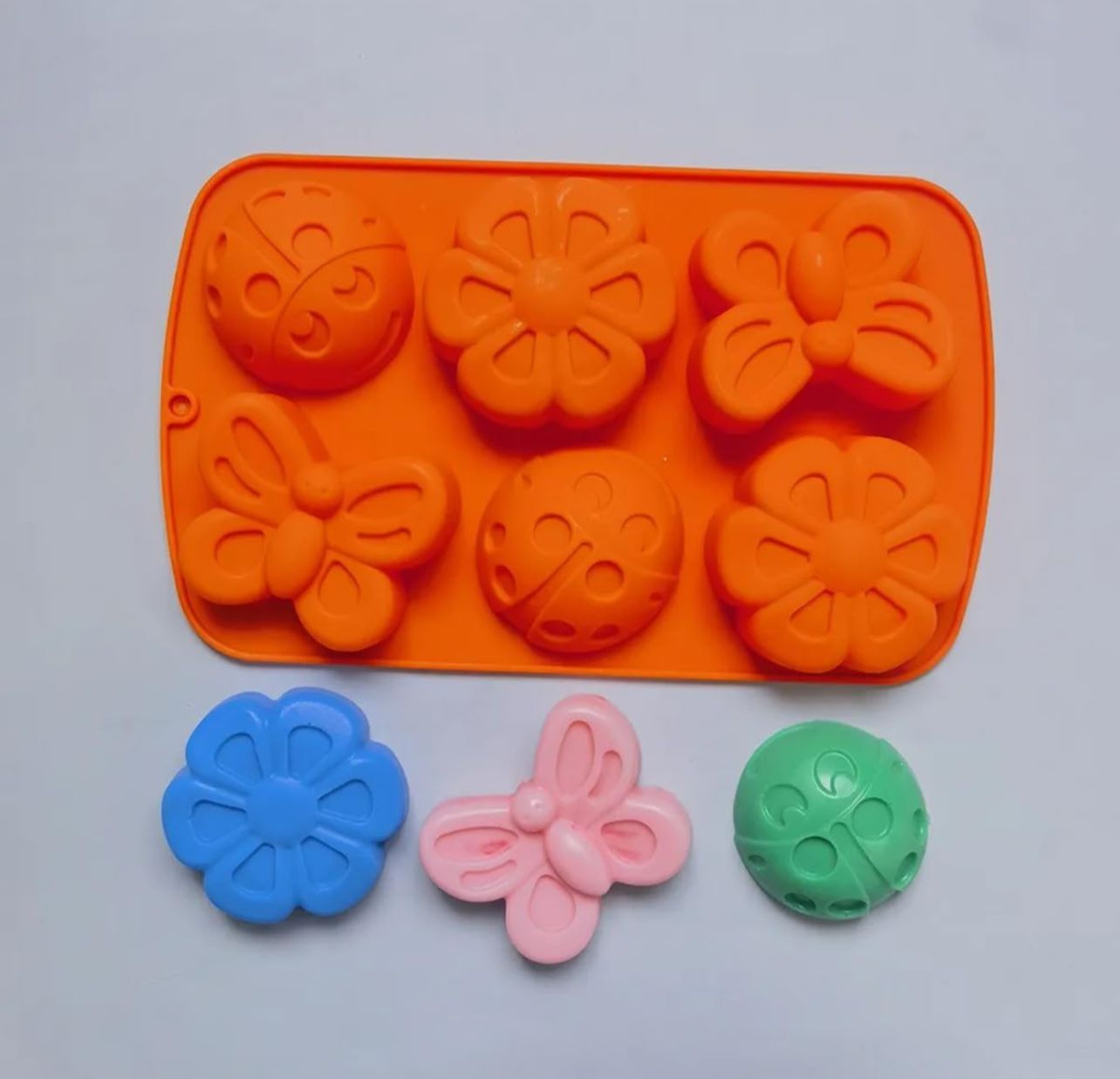 Moldes para Jabones de Flores y Mariposas