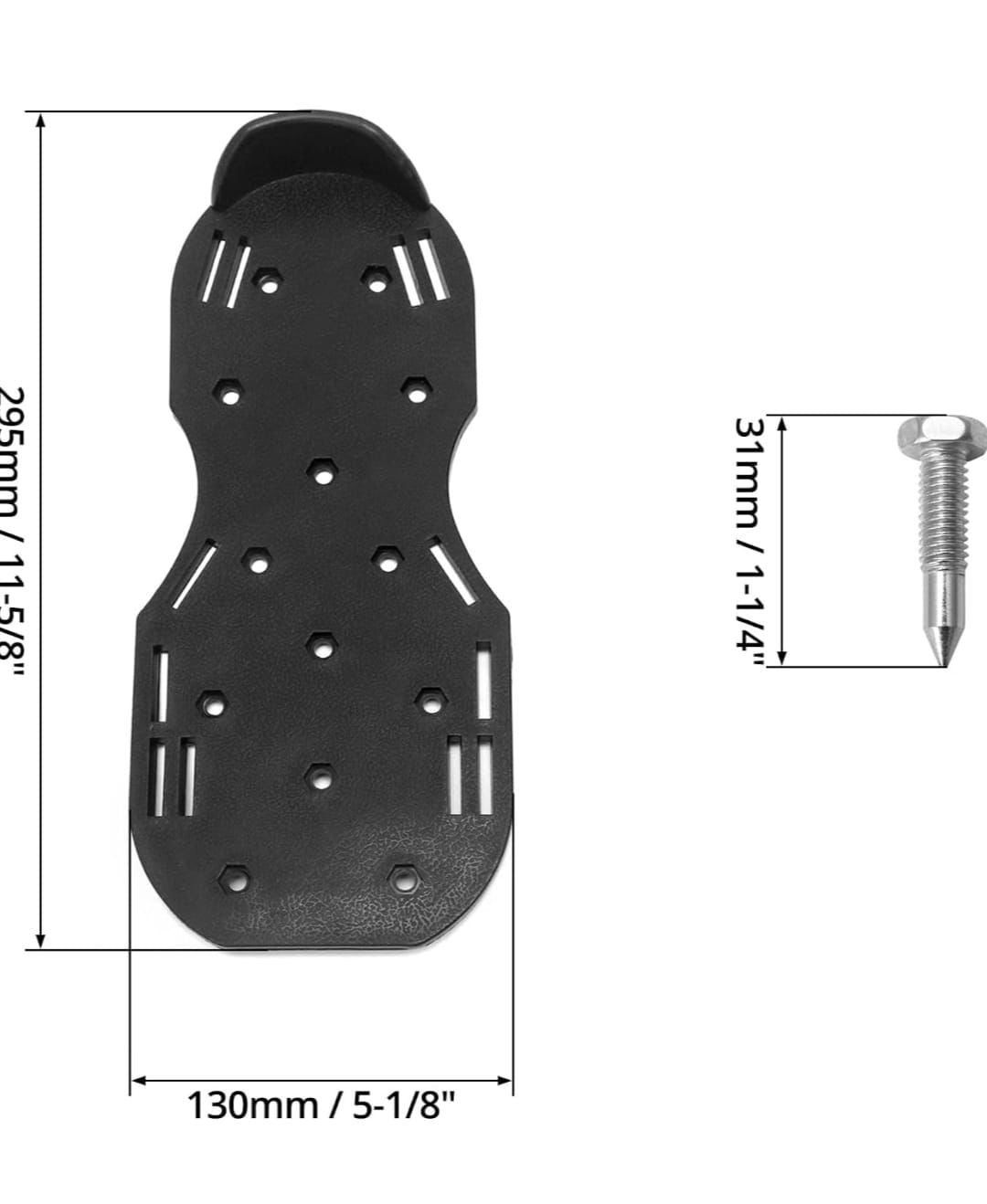 Zapatillas con Clavos de Hormigón de 3/4 para Revestimiento de Pisos de Resina Epóxica y Porcelanato