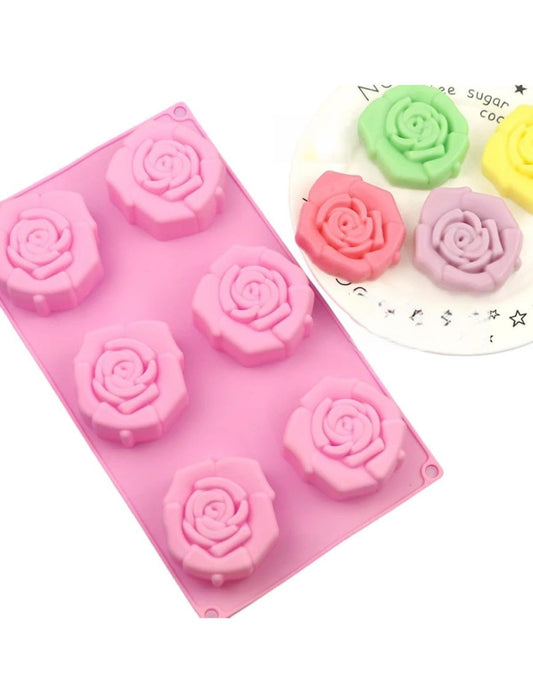 Molde para Jabones en forma de Rosas