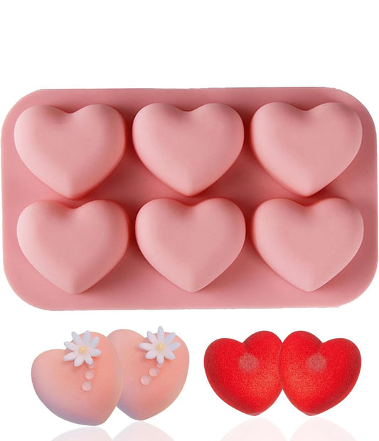 Molde de corazones para jabones