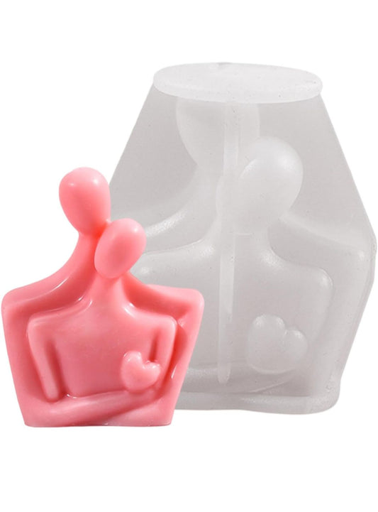 Molde de pareja para velas