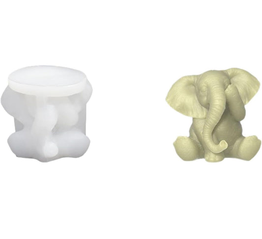 Moldes para Velas o adornos de Elefante