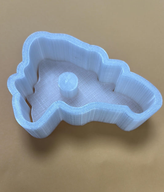 Molde de Mapa República Dominicana para Arroz, Mofongo o Mangú (3D printer) Material Filamento Grado Alimenticio