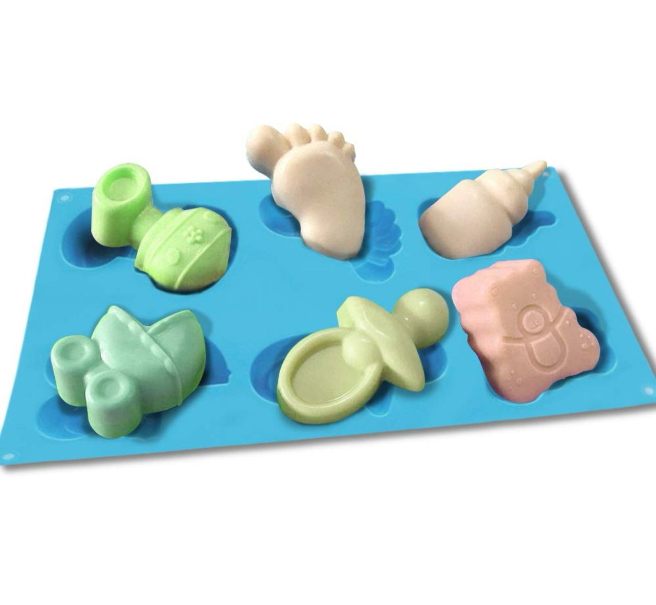 Molde para jabones con formas para bebe