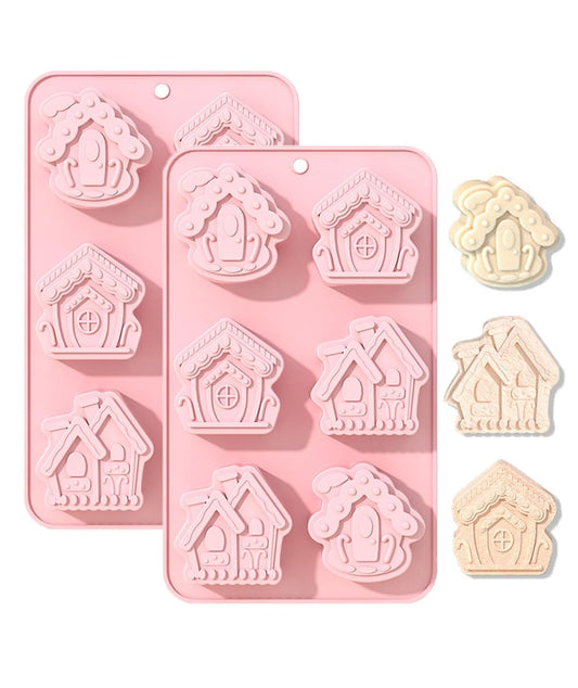 Molde para jabones con forma de Casitas