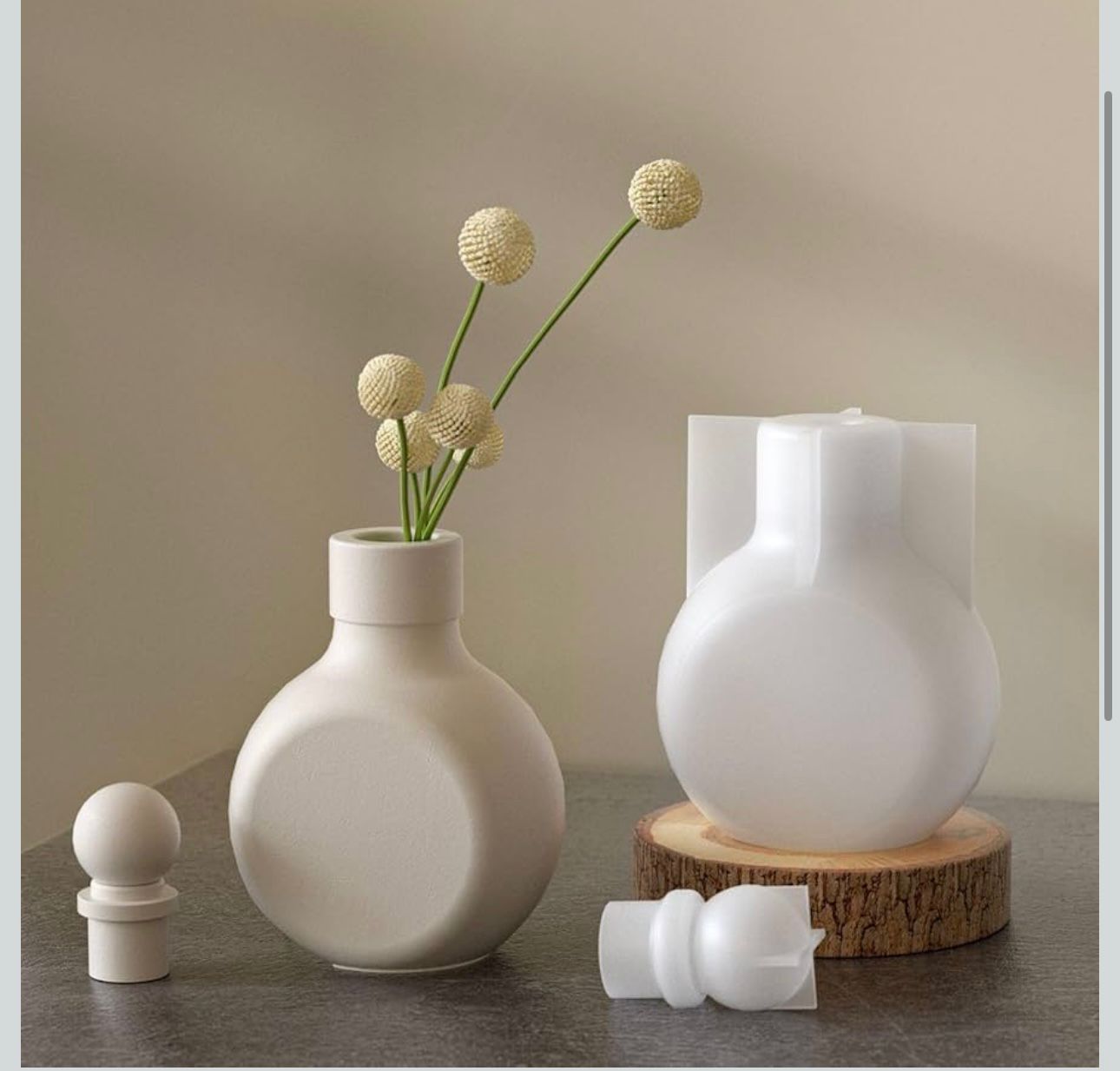 Molde para tarros (Jarrón) y tapas