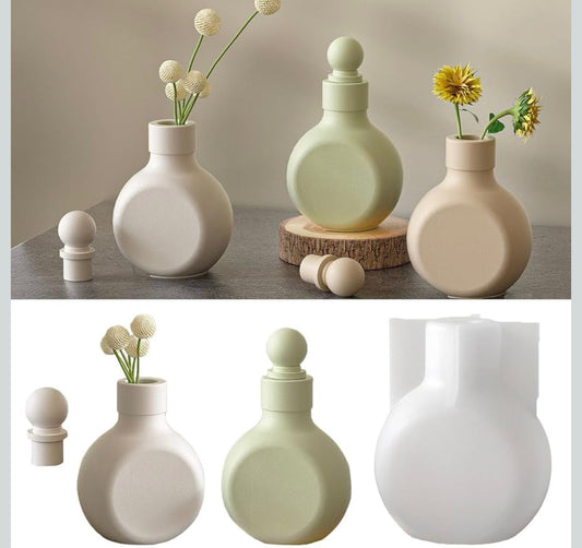 Molde para tarros (Jarrón) y tapas