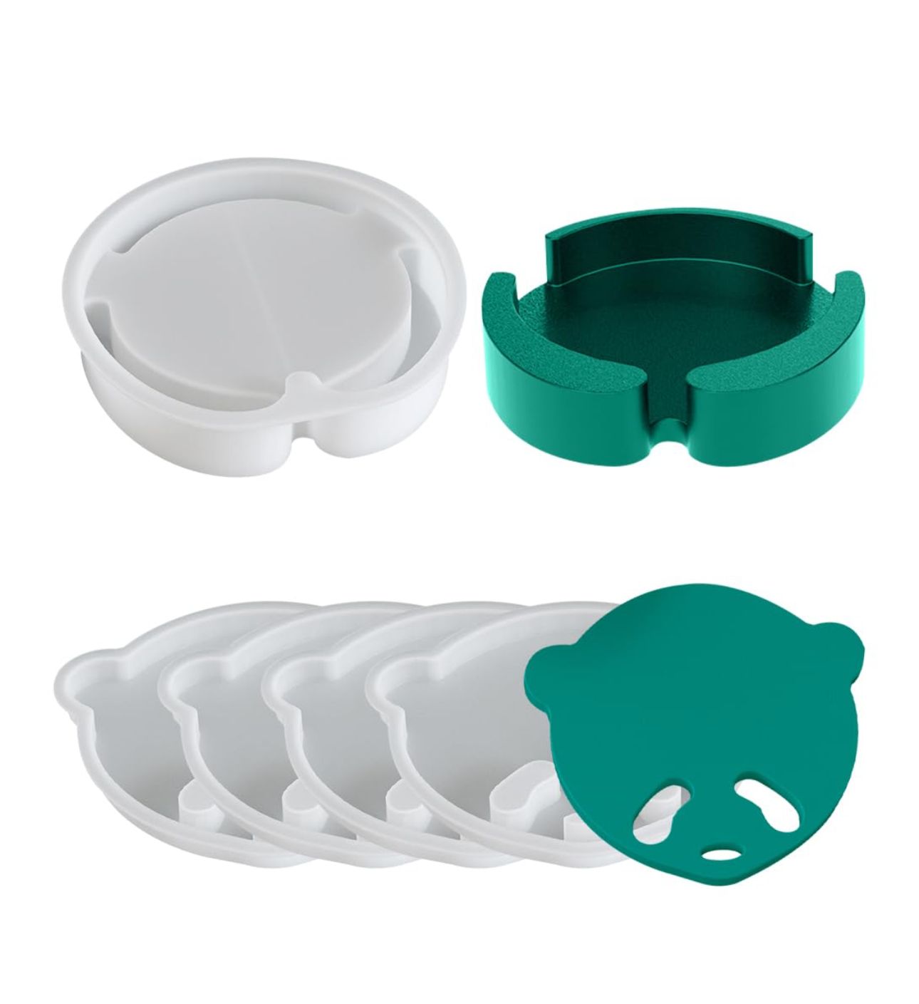 Set de porta vasos en forma de Panda