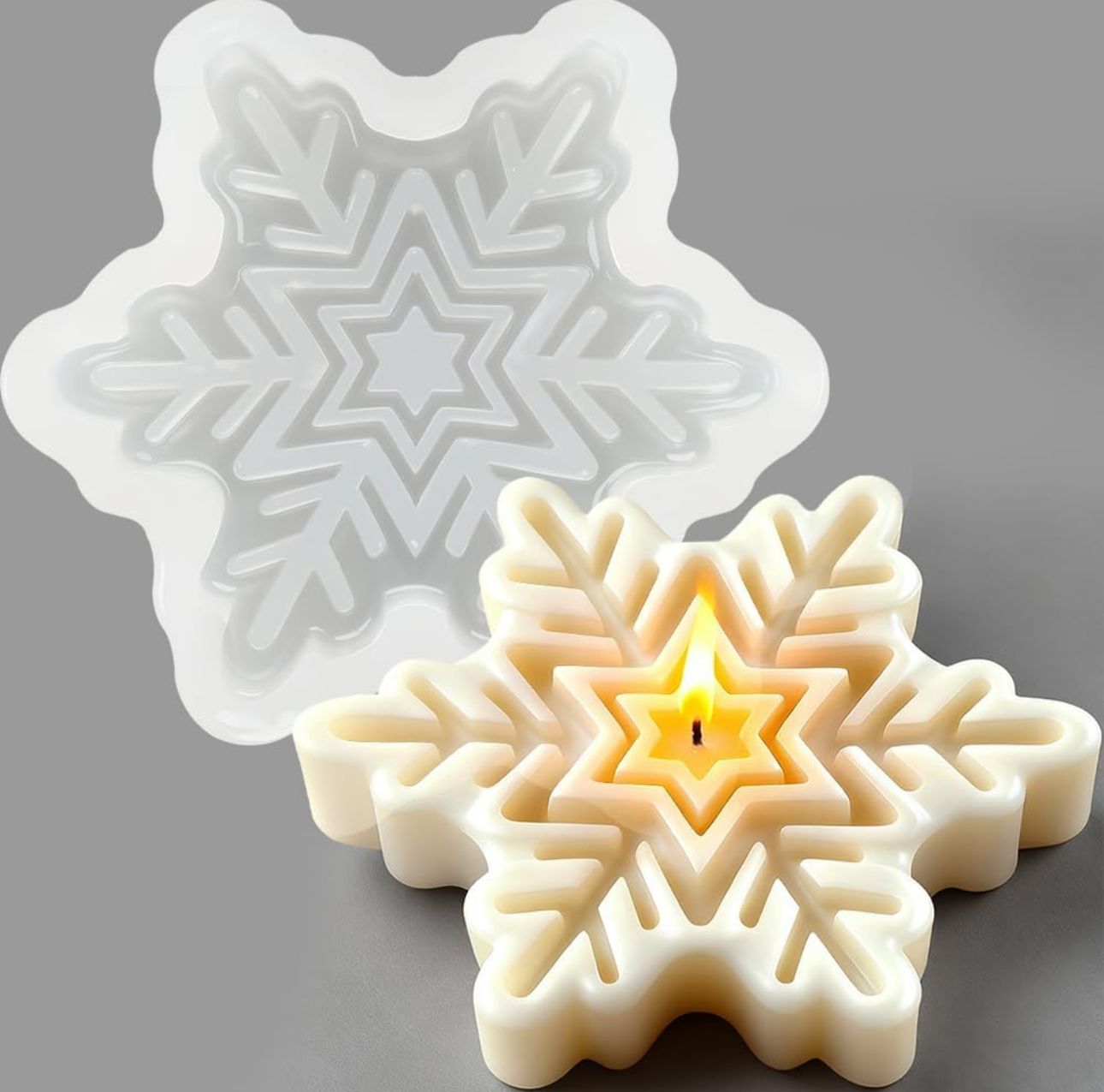 Molde de Estrellas Navideñas y Decorativas