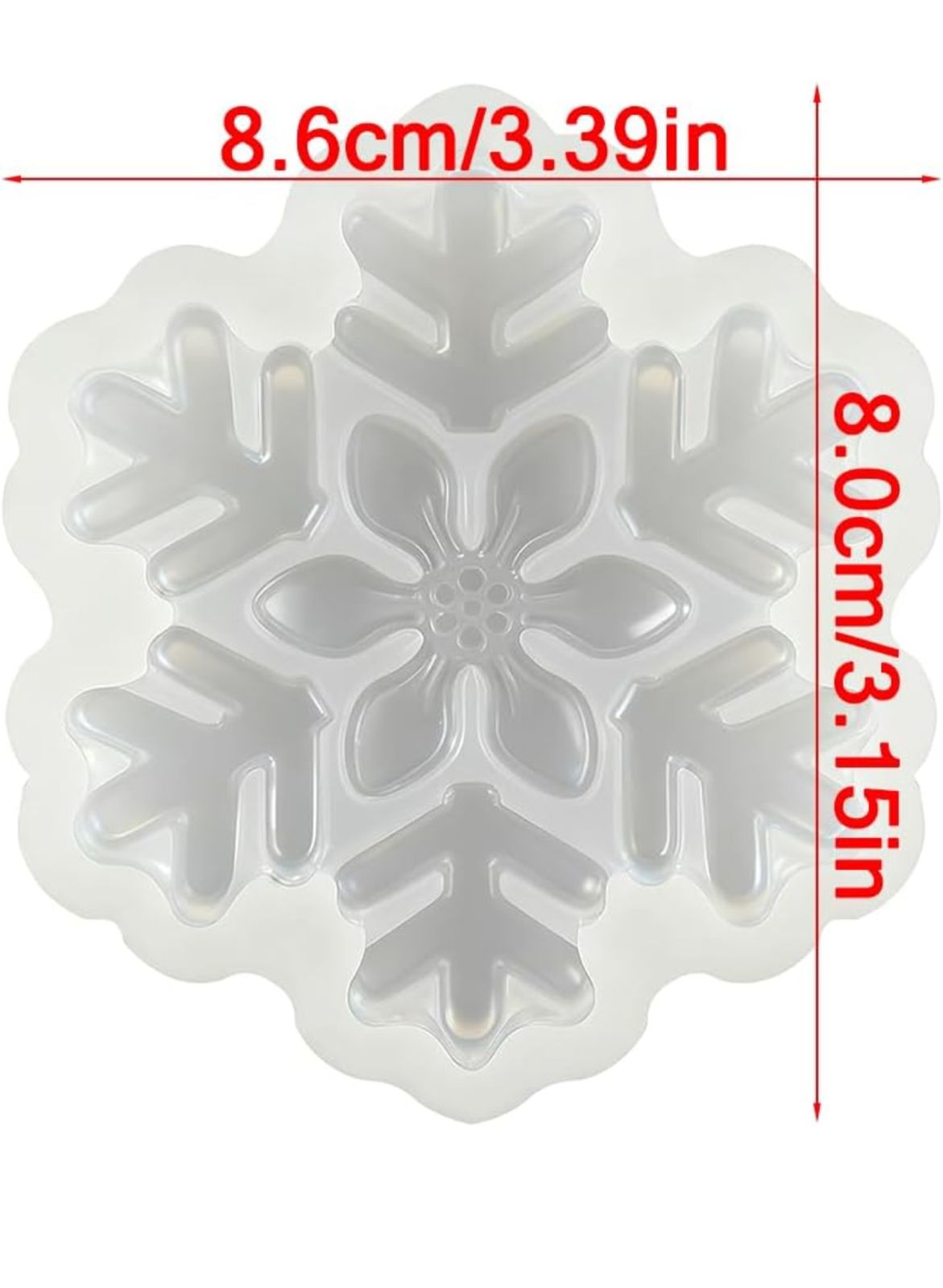 Molde de Estrellas Navideñas y Decorativas