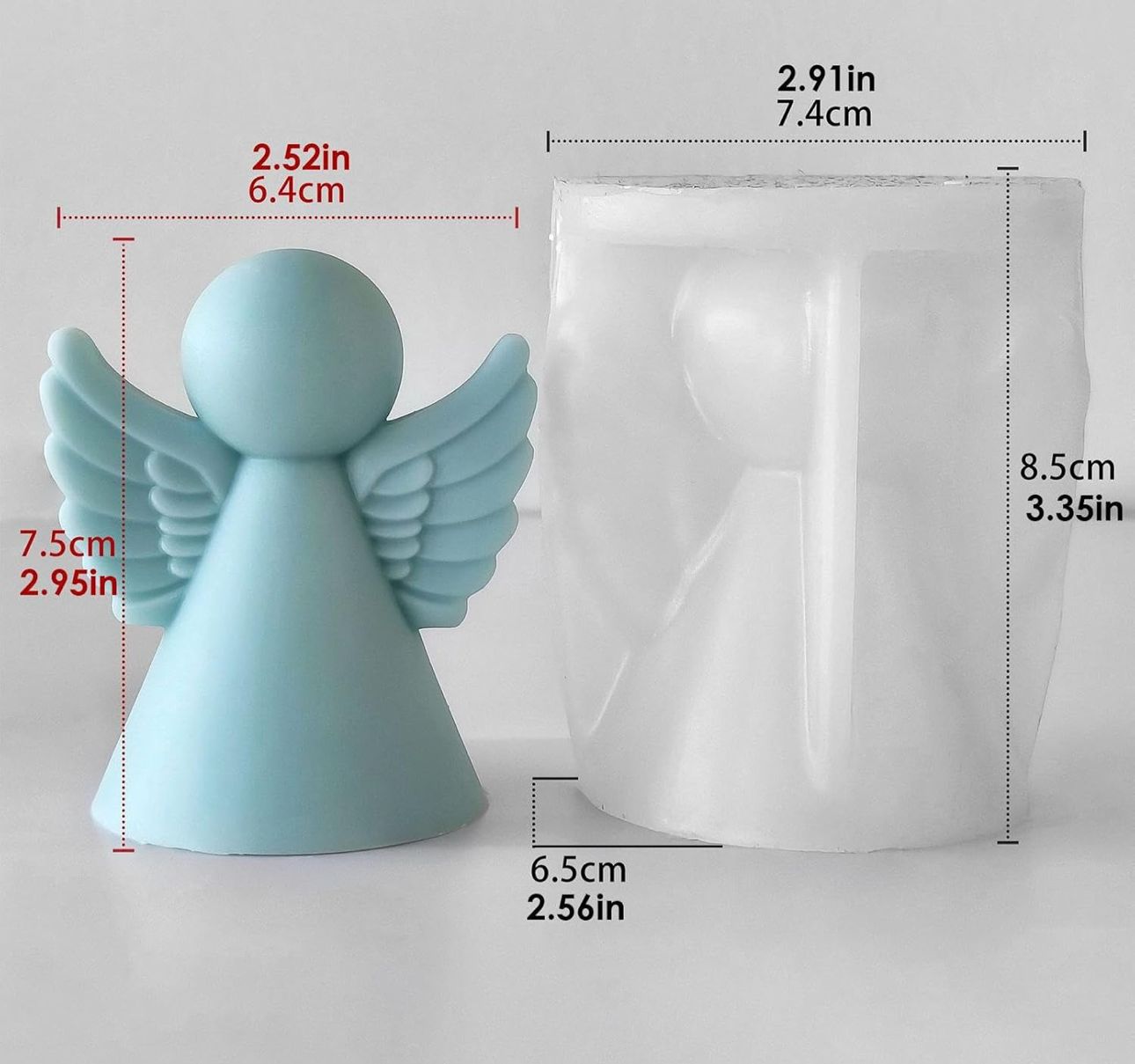 Molde de Angel para Velas y Decoraciones
