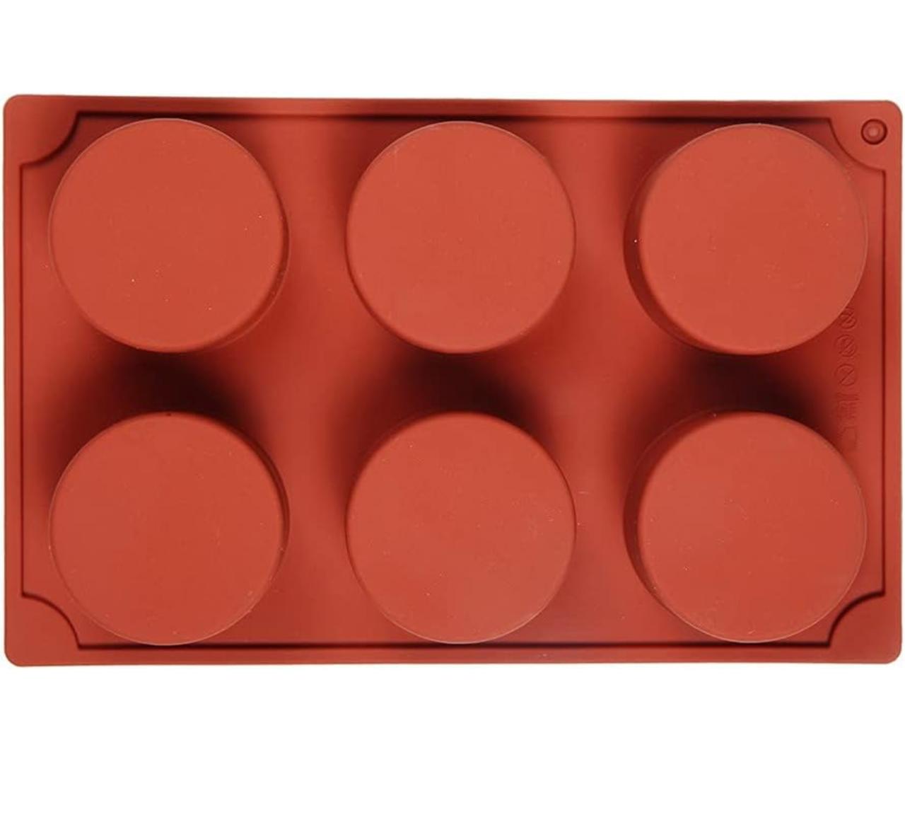 Molde de Circulos Redondo para Jabones, Comestibles, Chocolate y Bizcocho