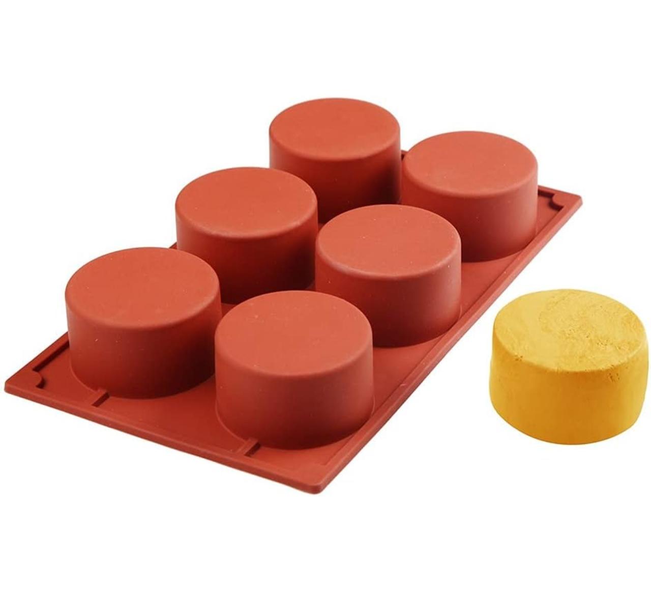 Molde de Circulos Redondo para Jabones, Comestibles, Chocolate y Bizcocho