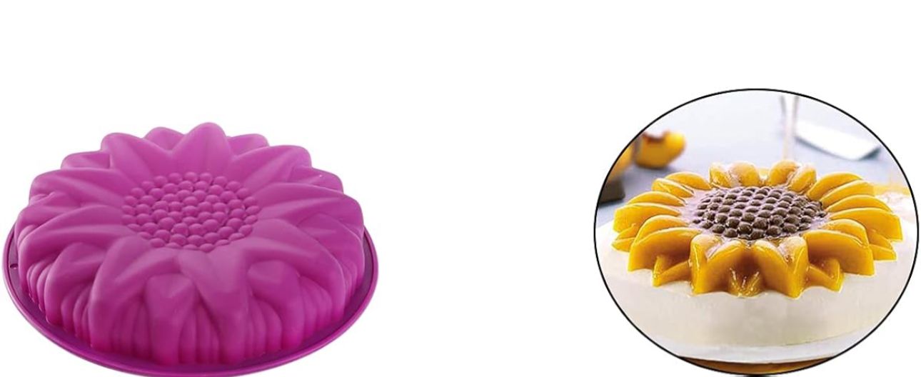 Molde de Girasol para Bizcocho, Chocolate y Comestibles