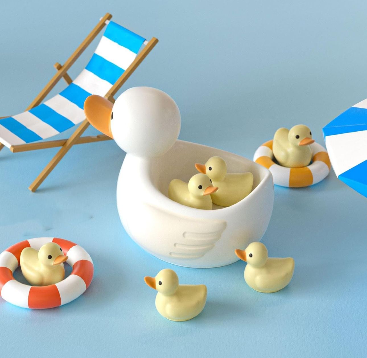 Molde de Patos para Velas, Adornos, Maceteros y Decoración Patitos