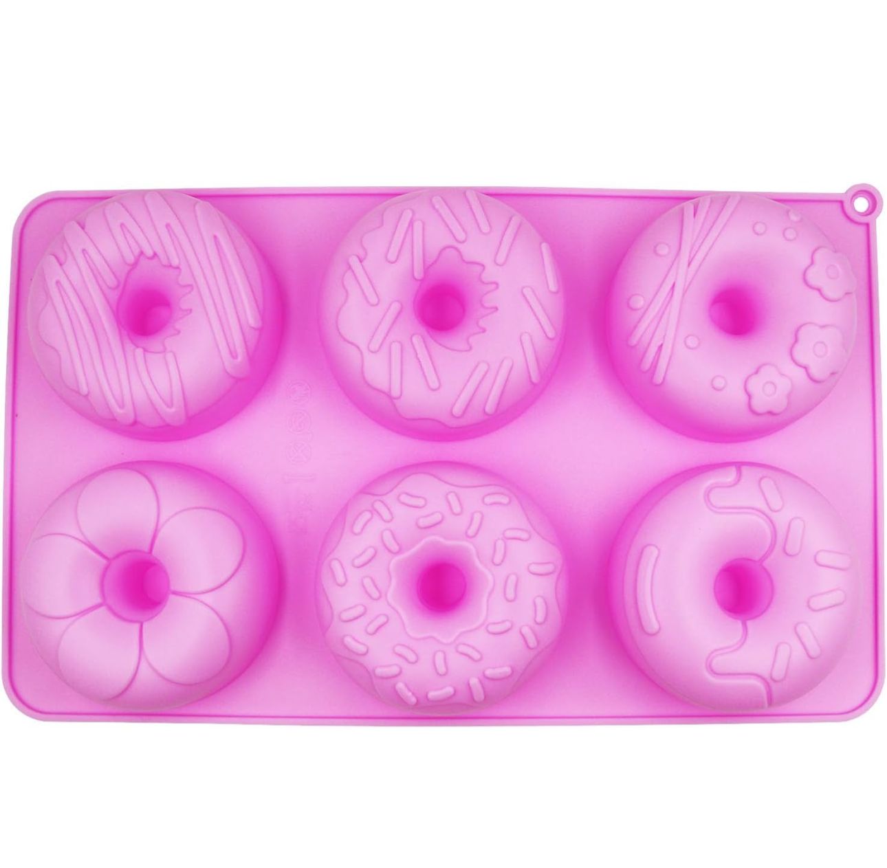 Molde en forma de Donas para para Gelatina, Chocolate, Bizcocho y Comestibles
