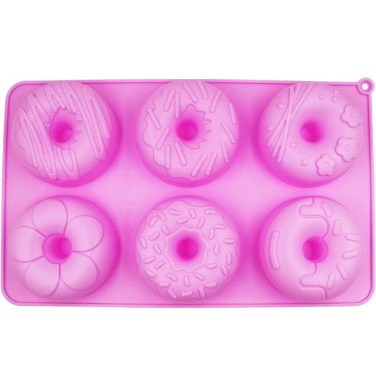 Molde en forma de Donas para para Gelatina, Chocolate, Bizcocho y Comestibles