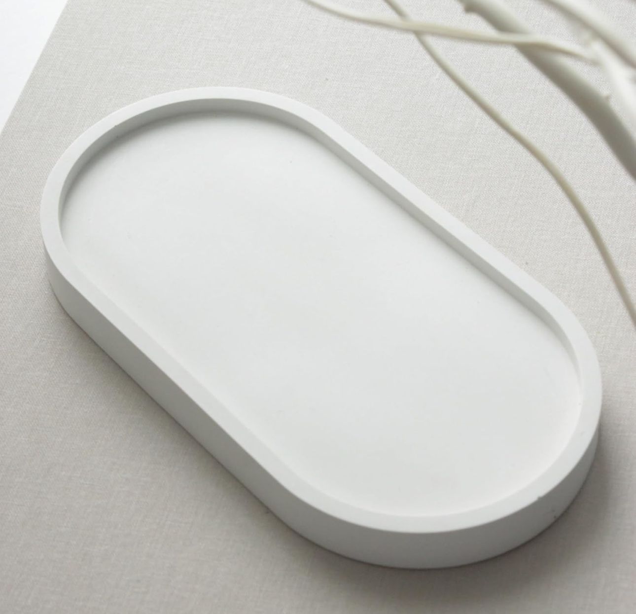 Moldes de Bandeja y Tarro Decortativos Set de 3 molde para Resina Ecologica y Yeso