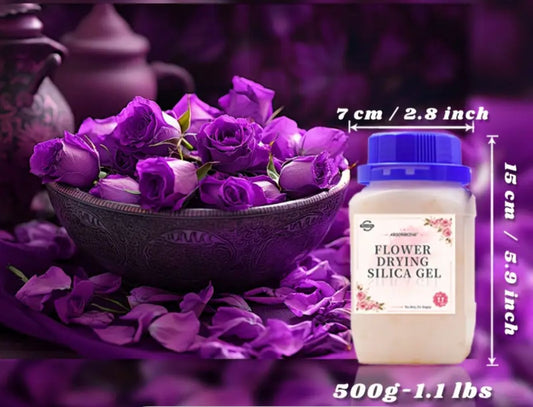 Gel de Silica para Secar Flores Naturales 500 Gramos