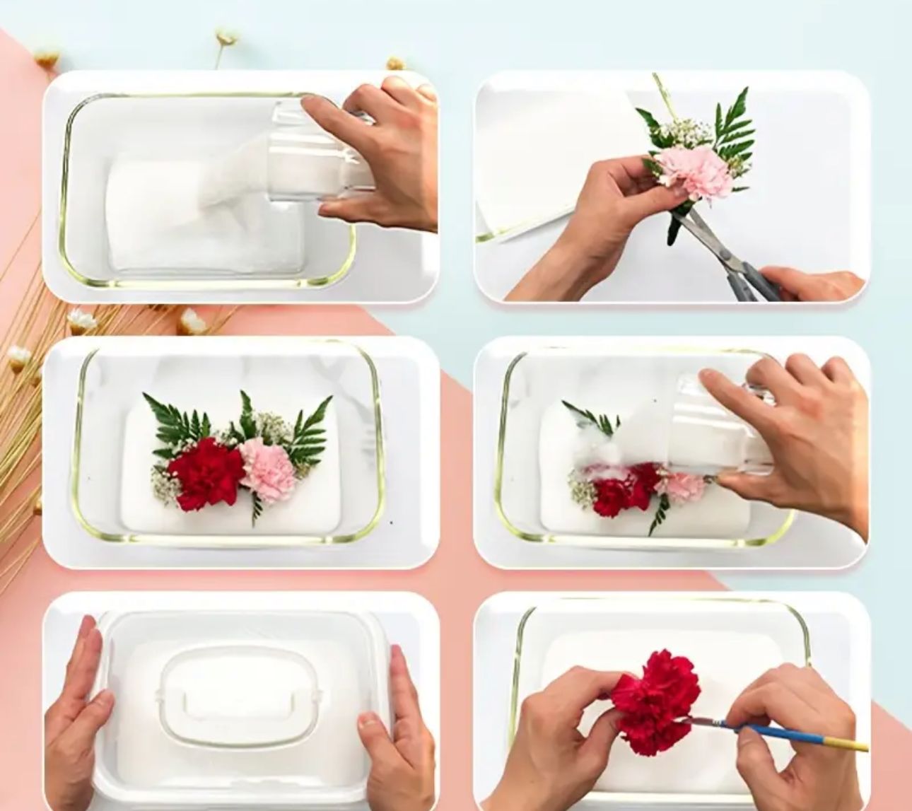 Gel de Silica para Secar Flores Naturales 500 Gramos