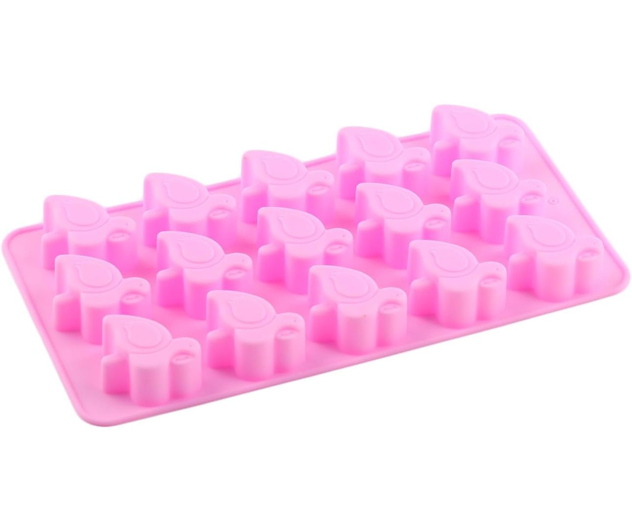 Molde de Flamencos para Jabones Artesanales, Comestibles, Chocolate y Bizcocho