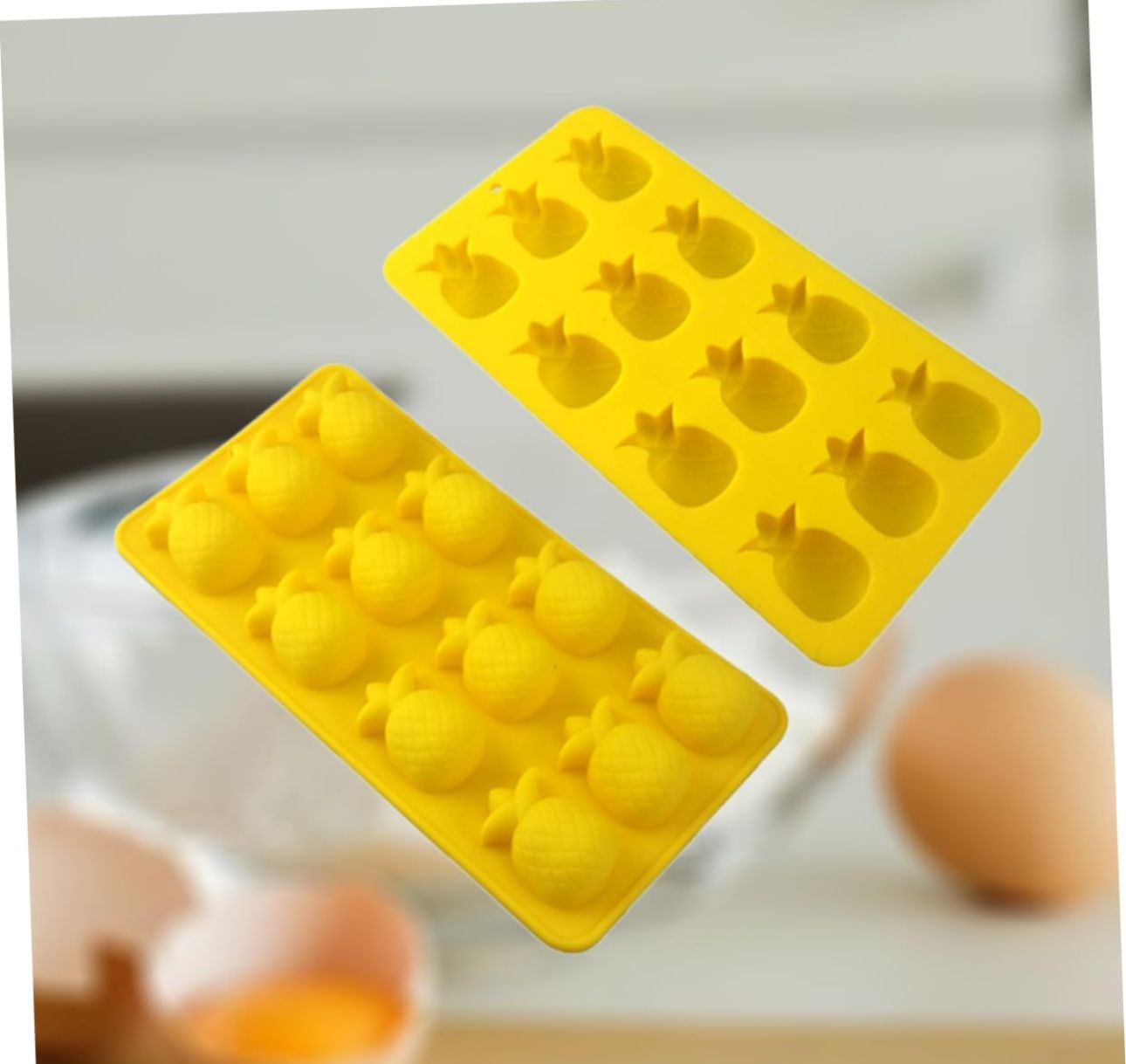 Molde de Piña para Jabones Artesanales, Comestibles, Chocolate y Bizcocho