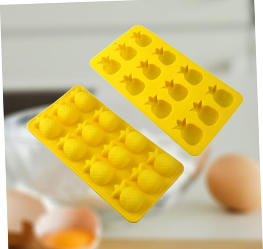 Molde de Piña para Jabones Artesanales, Comestibles, Chocolate y Bizcocho
