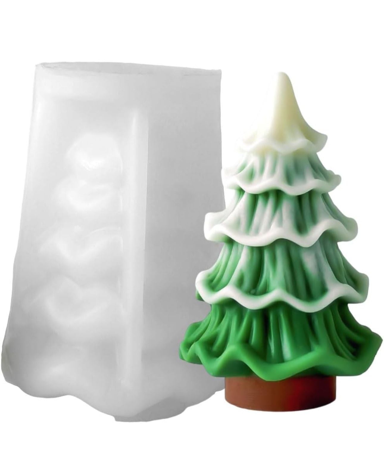 Molde para Arbolitos Navideños para velas y adornos Arbol Navidad