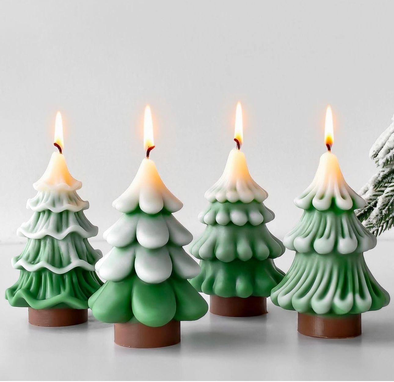 Molde para Arbolitos Navideños para velas y adornos Arbol Navidad