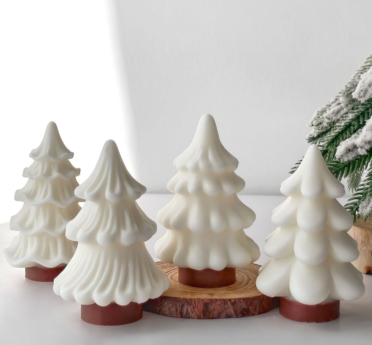 Molde para Arbolitos Navideños para velas y adornos Arbol Navidad