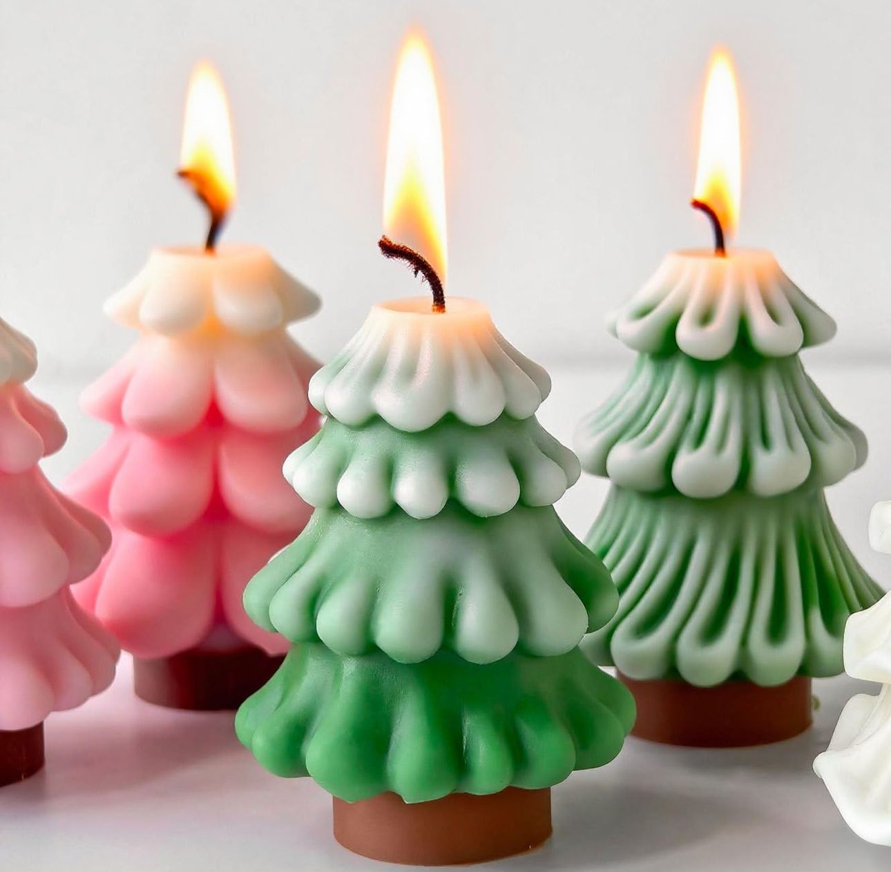 Molde para Arbolitos Navideños para velas y adornos Arbol Navidad