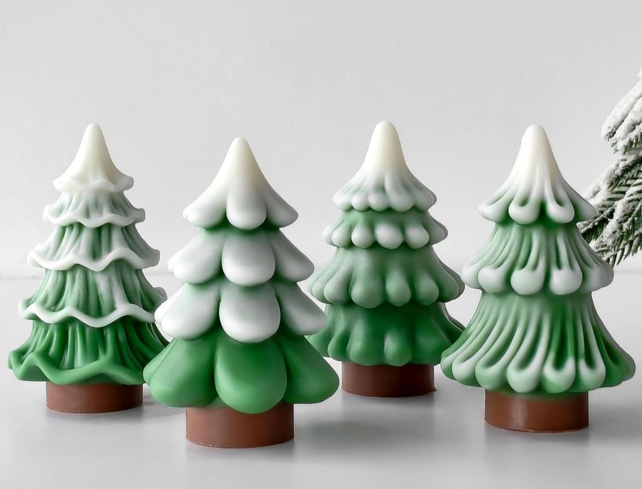 Molde para Arbolitos Navideños para velas y adornos Arbol Navidad