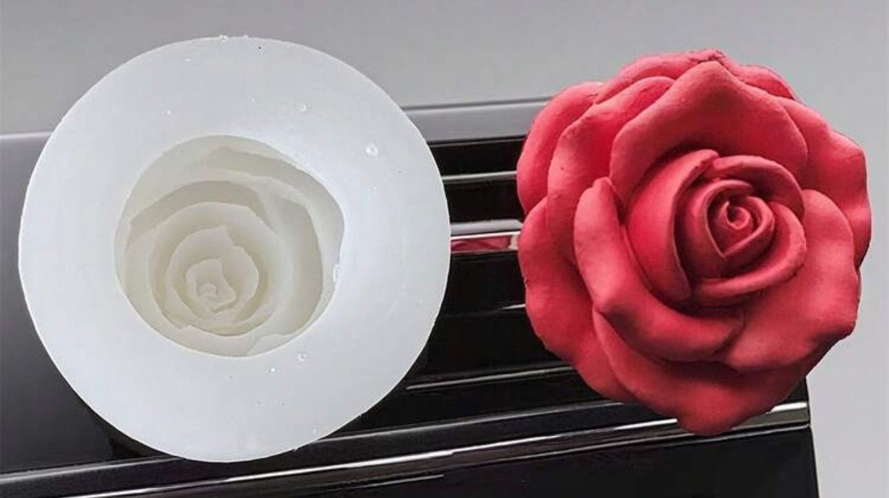 Molde para Velones y Jabones en Forma de Rosas