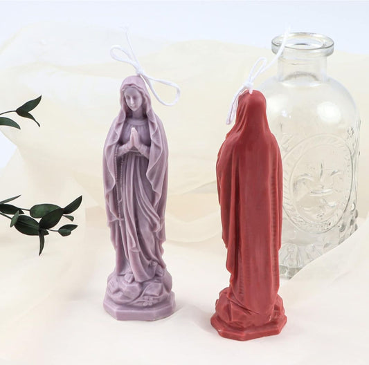 Molde Virgen Maria y Virgen Guadalupe Religiosos para Velas Resina y Decoración